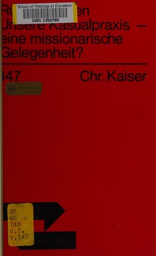 Tapa de Unsere Kasualpraxis