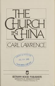 Tapa de The Church in China