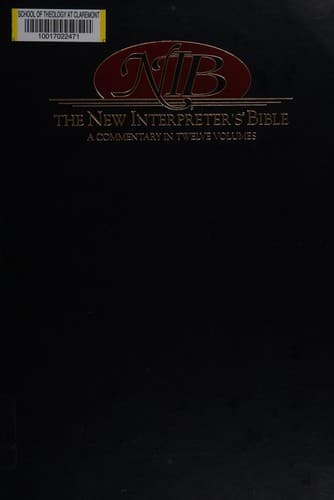 Tapa de New interpreter's Bible.
