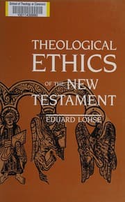 Tapa de Theological ethics of the New Testament