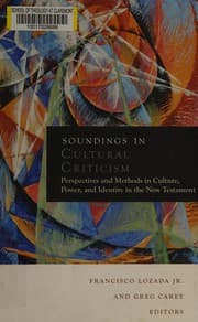 Tapa de Soundings in cultural criticism