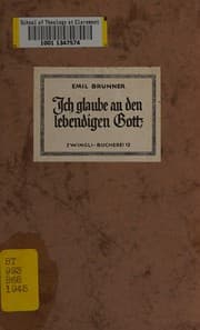 Tapa de Ich glaube an den lebendigen Gott