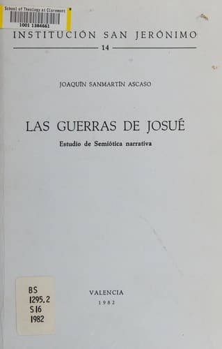 Tapa de Las guerras de Josué