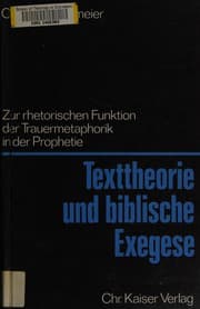 Tapa de Texttheorie und biblische Exegese