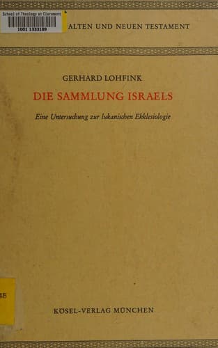 Tapa de Die Sammlung Israels
