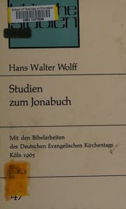 Tapa de Studien zum Jonabuch