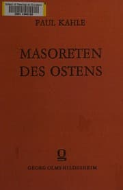 Tapa de Masoreten des Ostens