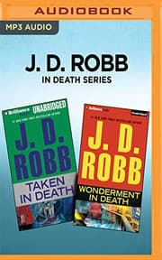 Tapa de J. D. Robb In Death Series - Taken in Death & Wonderment in Death