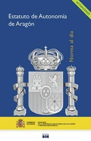 Tapa de Estatuto de autonomía de Aragón