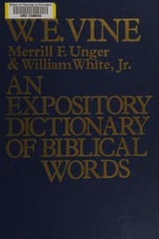 Tapa de An Expository dictionary of Biblical words
