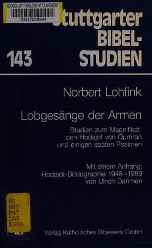 Tapa de Lobgesänge der Armen
