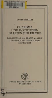 Tapa de Charisma und Institution im Leben der Kirche