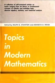 Tapa de Topics in modern mathematics