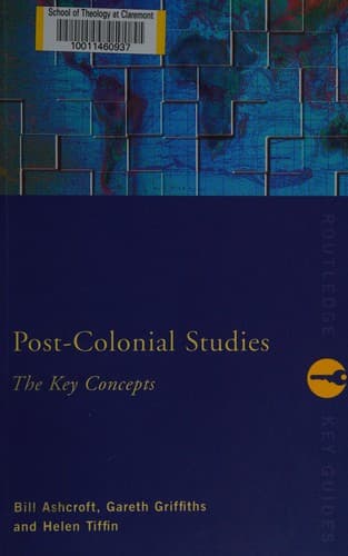 Tapa de Post-colonial studies