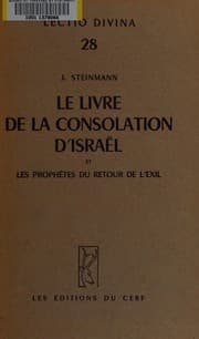 Tapa de Le livre de la consolation d'Israel et les Prophet̀es du Retour de L'Exil