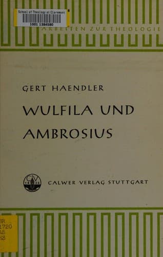 Tapa de Wulfila und Ambrosius