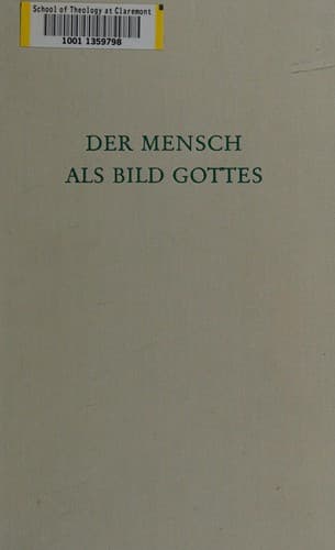 Tapa de Der Mensch als Bild Gottes