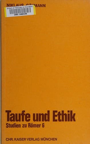 Tapa de Taufe und Ethik