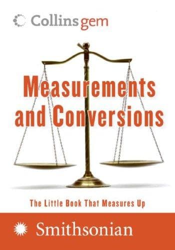 Tapa de Measurements and Conversions (Collins Gem) (Collins Gem)