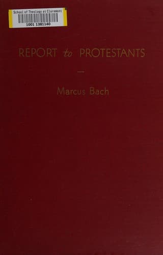Tapa de Report to Protestants