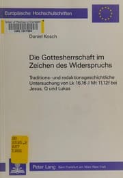 Tapa de Die Gottesherrschaft im Zeichen des Widerspruchs