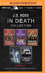 Tapa de J. D. Robb In Death Collection Books 1-5