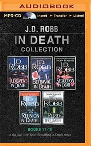 Tapa de J. D. Robb In Death Collection Books 11-15
