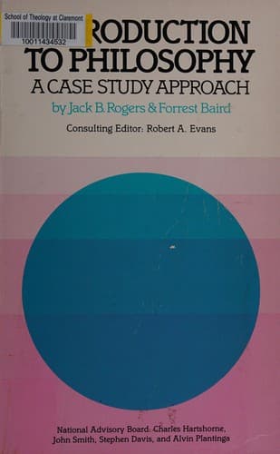 Tapa de Introduction to philosophy