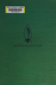 Tapa de Albertus Magnus; Weisheit und Naturforschung im Mittelalter