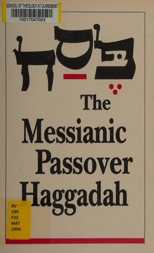 Tapa de The messianic passover haggadah