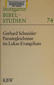 Tapa de Parusiegleichnisse im Lukas-Evangelium