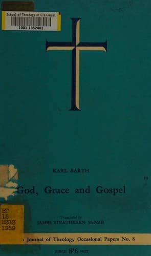 Tapa de God, grace and gospel
