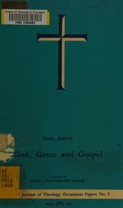 Tapa de God, grace and gospel
