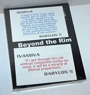 Tapa de Babylon 5, Artifacts from Beyond the Rim