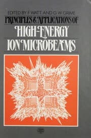 Tapa de Principles and applications of high-energy ion microbeams