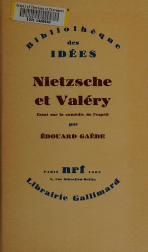 Tapa de Nietzsche et Valery