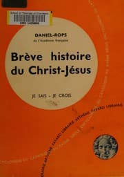 Tapa de Brève histoire du Christ-Jésus