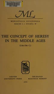 Tapa de The Concept of heresy in the Middle Ages (11th-13th c.)