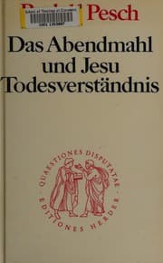 Tapa de Das Abendmahl und Jesu Todesverständnis
