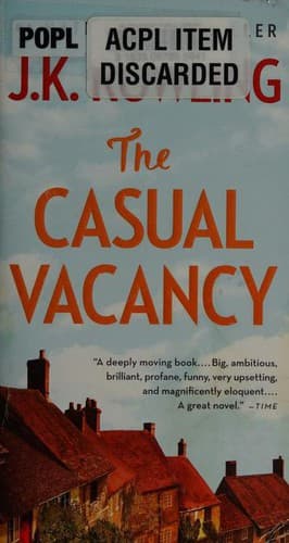 Tapa de Casual Vacancy