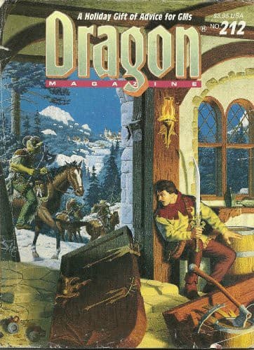Tapa de Dragon Magazine No 212