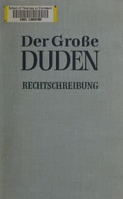 Tapa de Rechtschriebung der deutschen Sprache und der Freundwörter