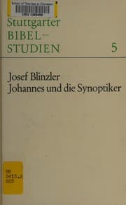 Tapa de Johannes und die Synoptiker