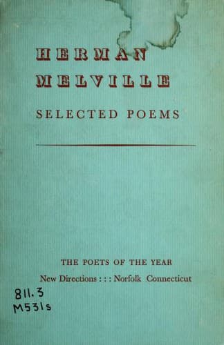 Tapa de Selected Poems