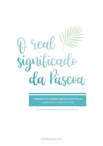 Tapa de O real significado da Páscoa