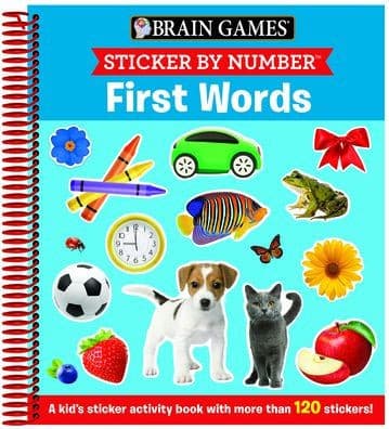 Tapa de Brain Games Sticker By Number First Words