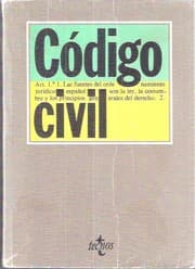 Tapa de Codigo civil