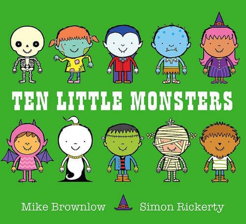 Tapa de Ten Little Monsters