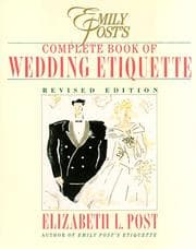Tapa de Emily Post's complete book of wedding etiquette