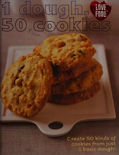Tapa de 1 dough, 50 cookies